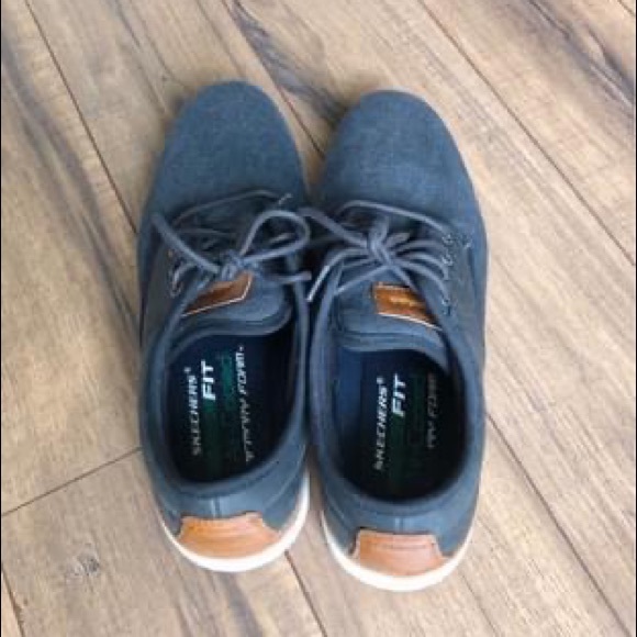 Mens Blue Skecher Shoes. Size 10. - Picture 3 of 3